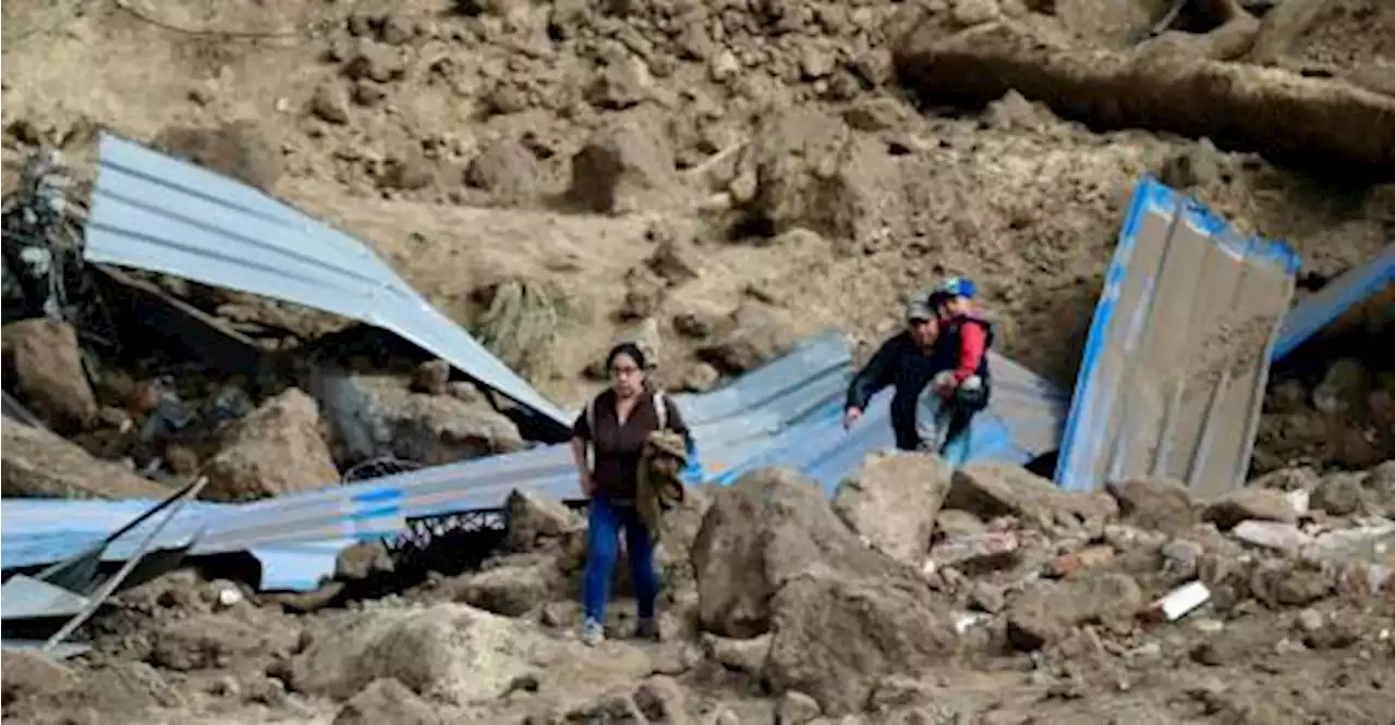 Ecuador landslide death toll rises to 14, dozens missing