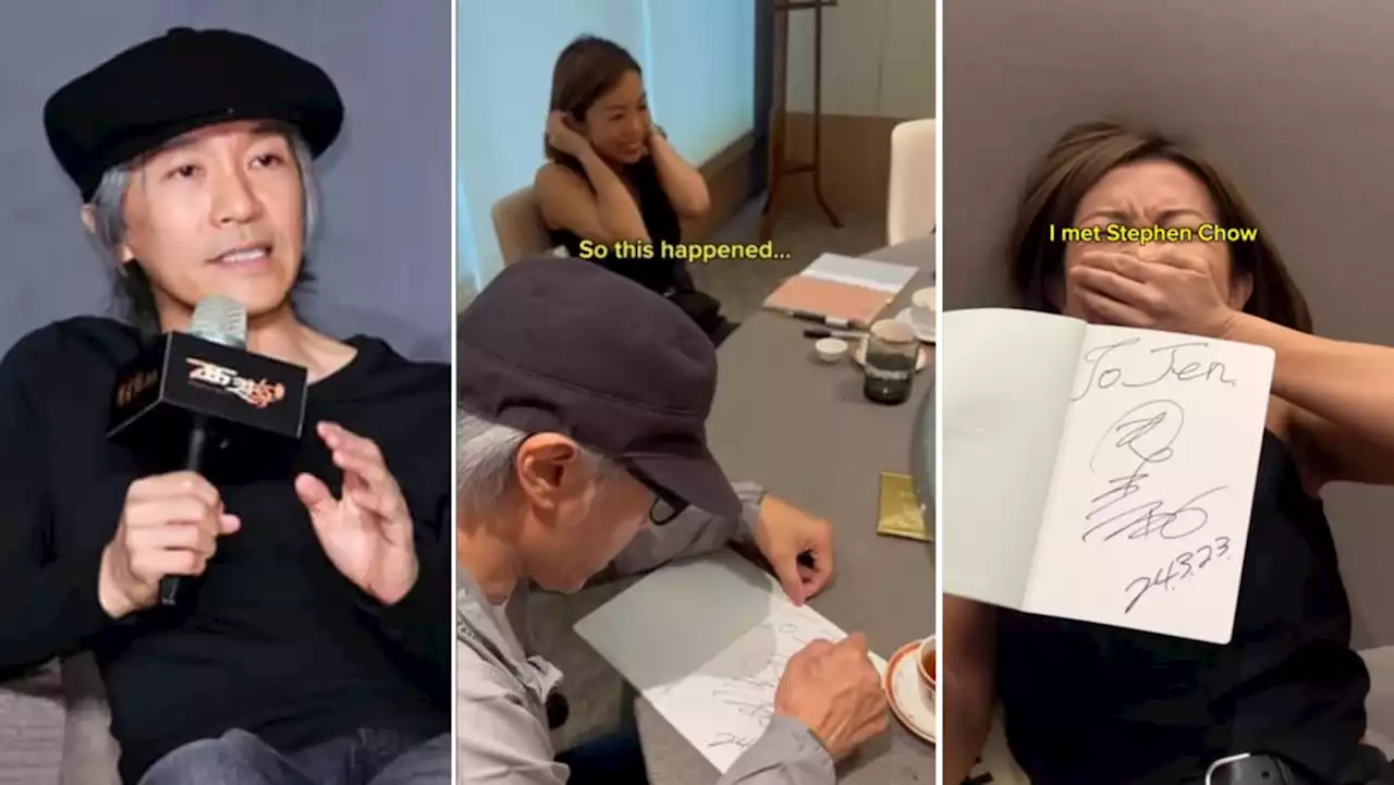 Malaysian influencer Jenn Chia asks Stephen Chow on IG if they could meet up and he made it happen