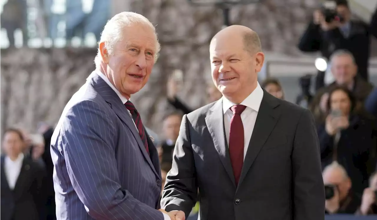 King Charles III addresses German parliament, meets Scholz