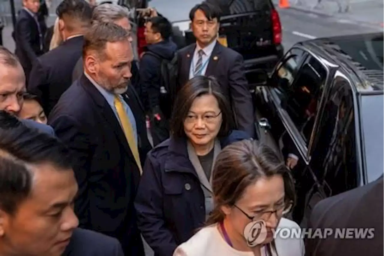 차이잉원 대만 총통 '세계 안보가 대만의 운명에 달렸다' | 연합뉴스