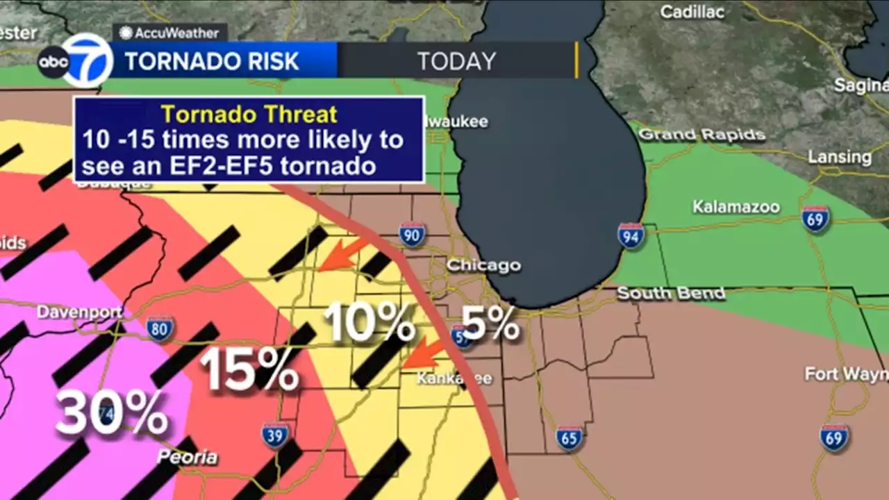 Chicago weather: Tornado Watch issued as severe storm risk intensifies for area | Live Radar