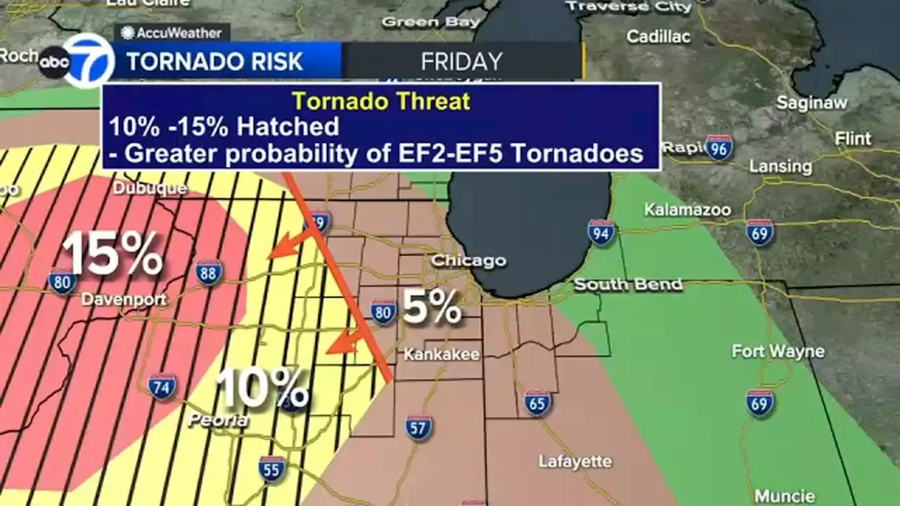 Chicago weather: Severe storm risk intensifies for Chicago area; significant tornadoes possible