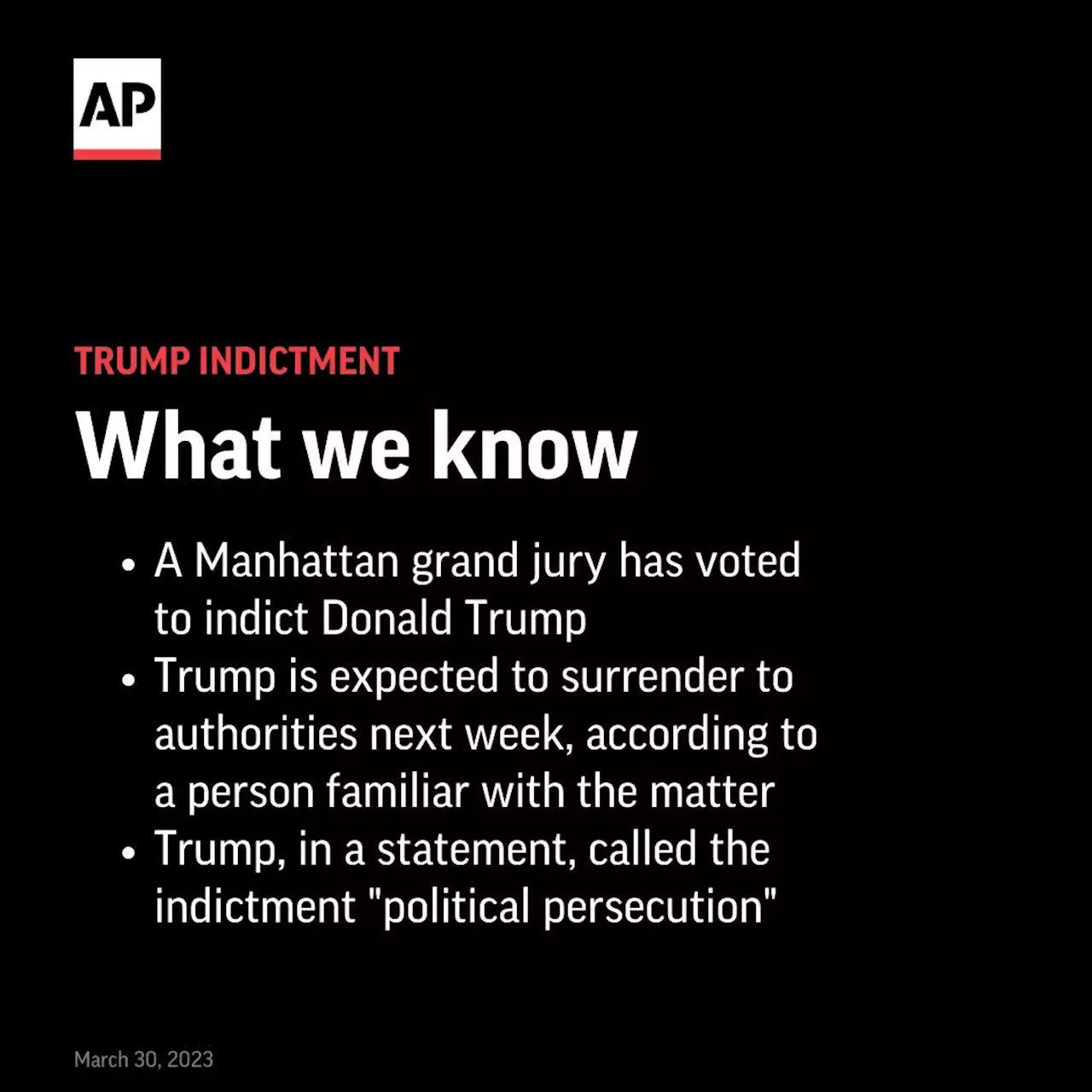 Trump indictment live updates: Latest news, developments