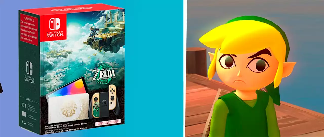 Fans se molestan con el precio de la Switch Oled edición de Zelda