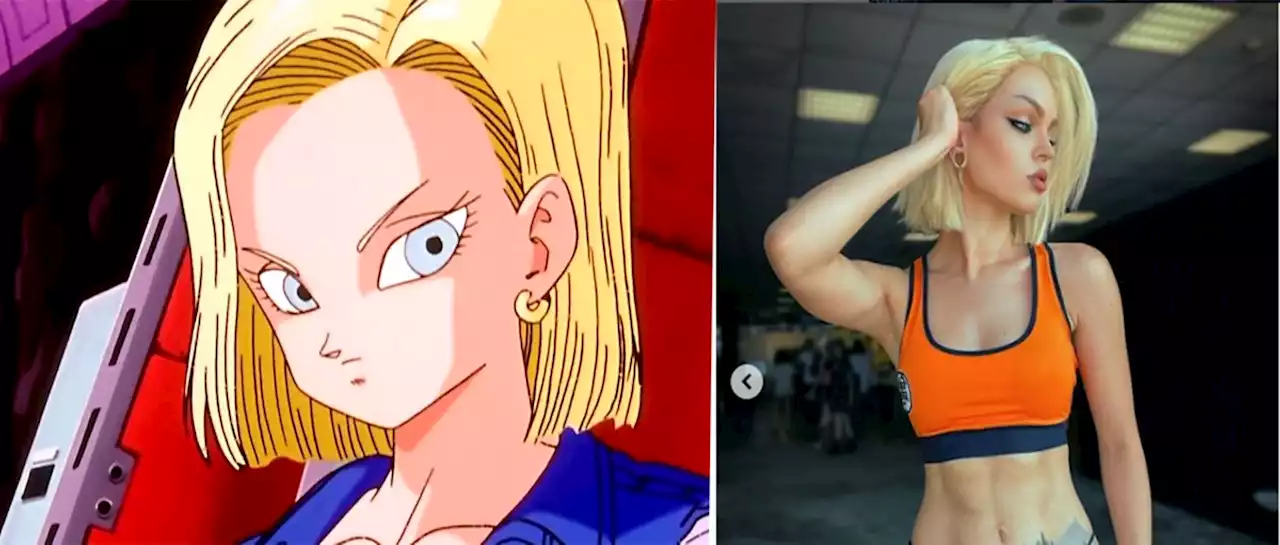 Modelo Polaca sorprende con cosplay de Androide 18 de Dragon Ball