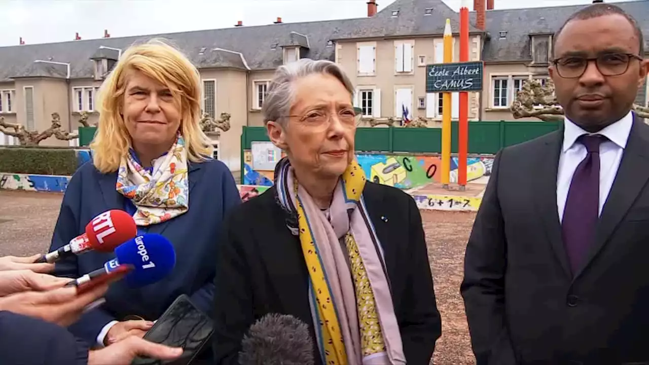 Réforme des retraites: Elisabeth Borne a échangé avec l'intersyndicale locale à Nevers