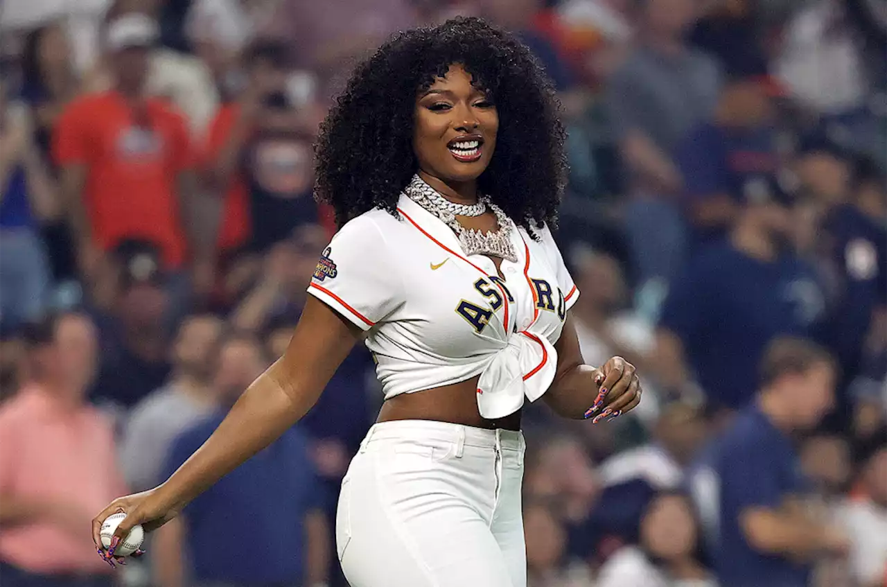 Hometown Hot Girl: Megan Thee Stallion Throws First Pitch for Houston Astros Opening Day