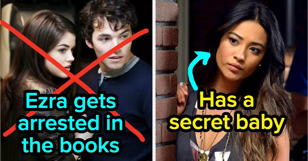 24 Absolutely Wild Differences Between The 'Pretty Little Liars' Books And TV Show