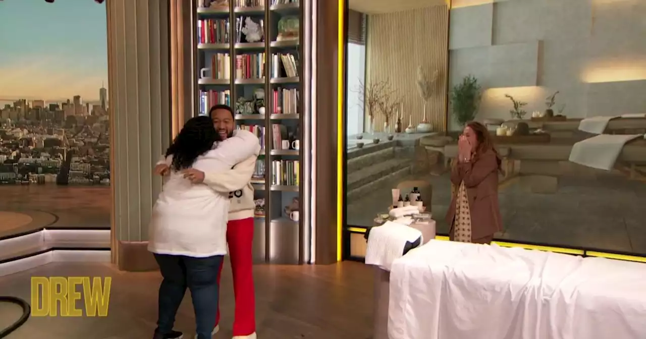 John Legend surprises fan from Long Island on 'The Drew Barrymore Show'