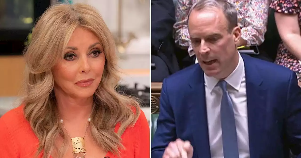 Carol Vorderman slams Dominic Raab after Paul O'Grady blunder