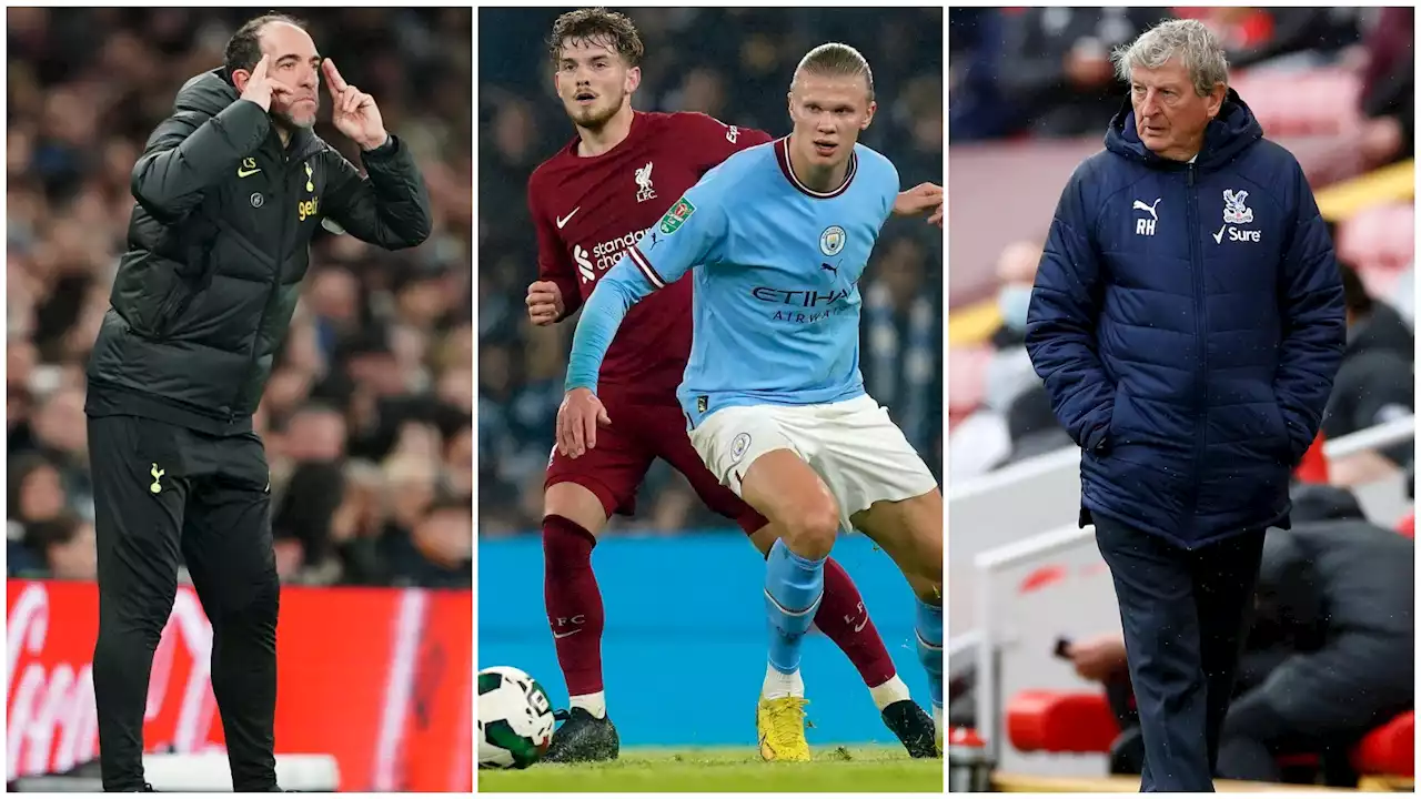 Manchester City v Liverpool, Hodgson return and managerless Spurs feature in weekend preview