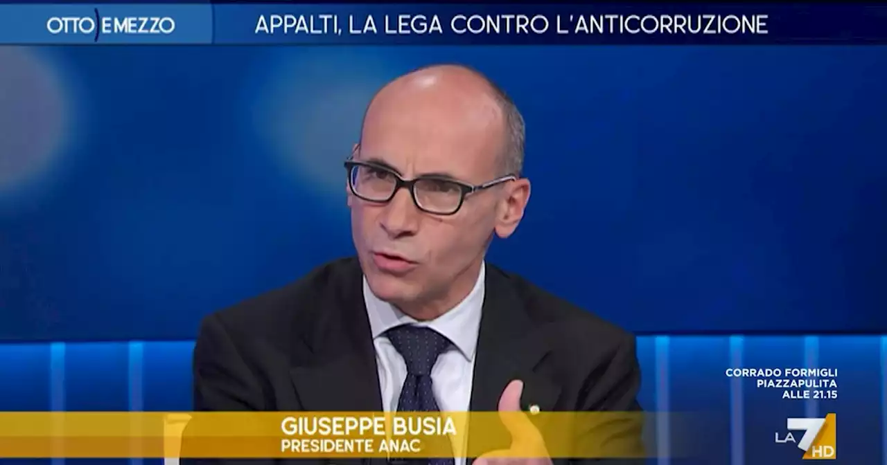 Appalti, Busia a La7: 'Non mi voglio dimettere, le considerazioni dell'Anac nell'interesse generale. Sono pronto a incontrare Salvini' - Il Fatto Quotidiano