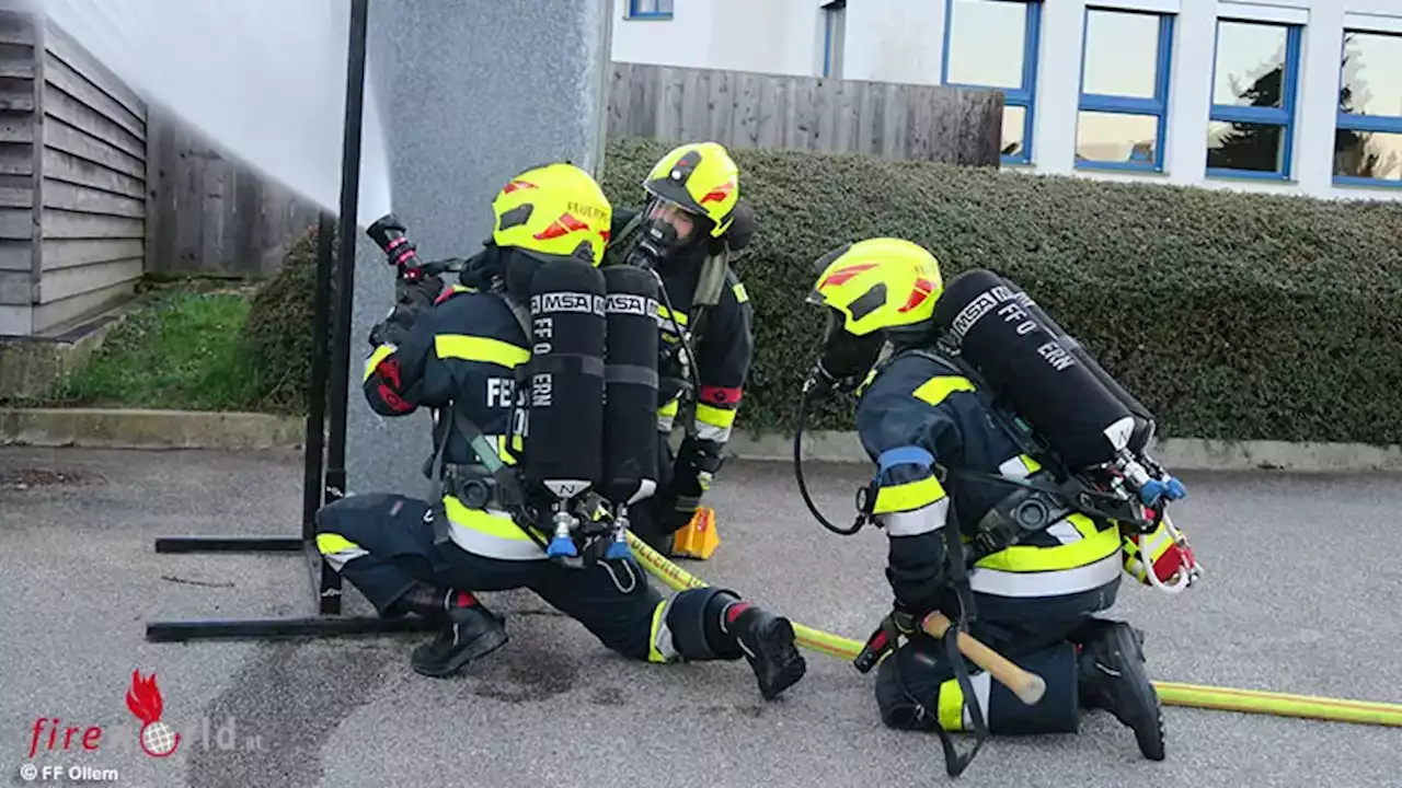 Nö: Geballter Erfolg für die Feuerwehr Ollern bei der Ausbildungsprüfung Löscheinsatz