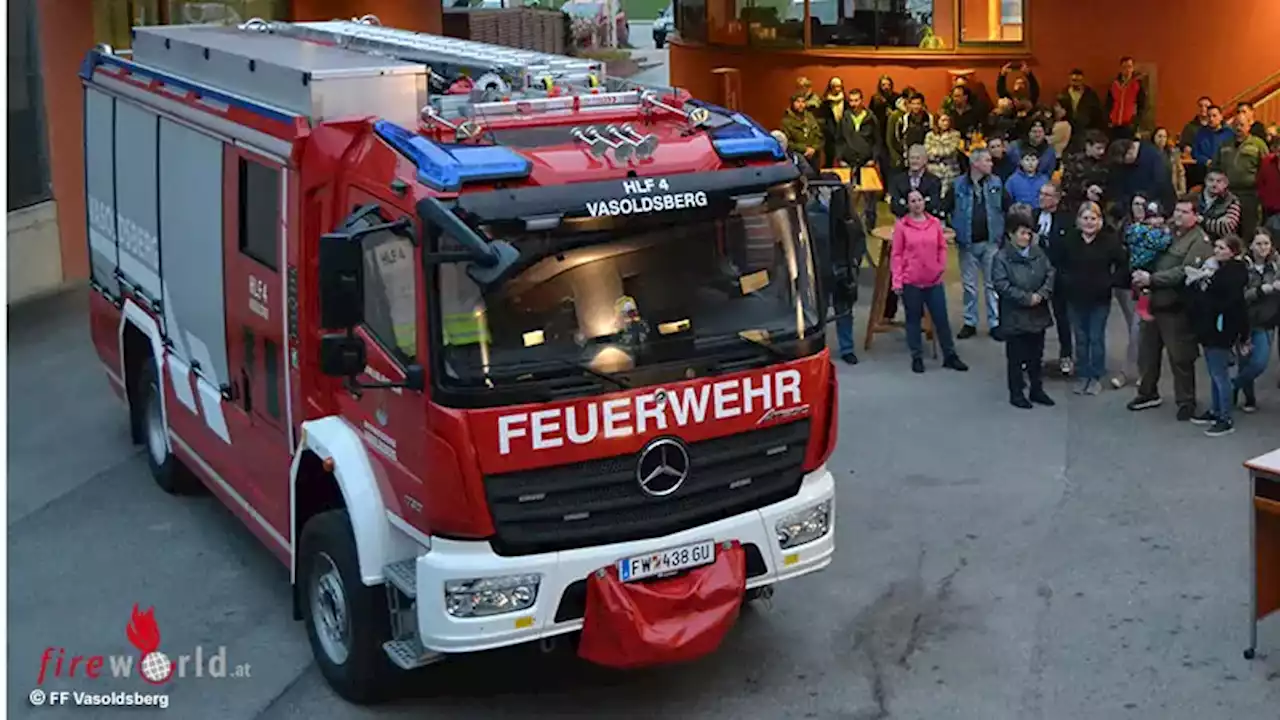 Stmk: FF Vasoldsberg übernimmt neues HLF4 auf Mercedes Benz