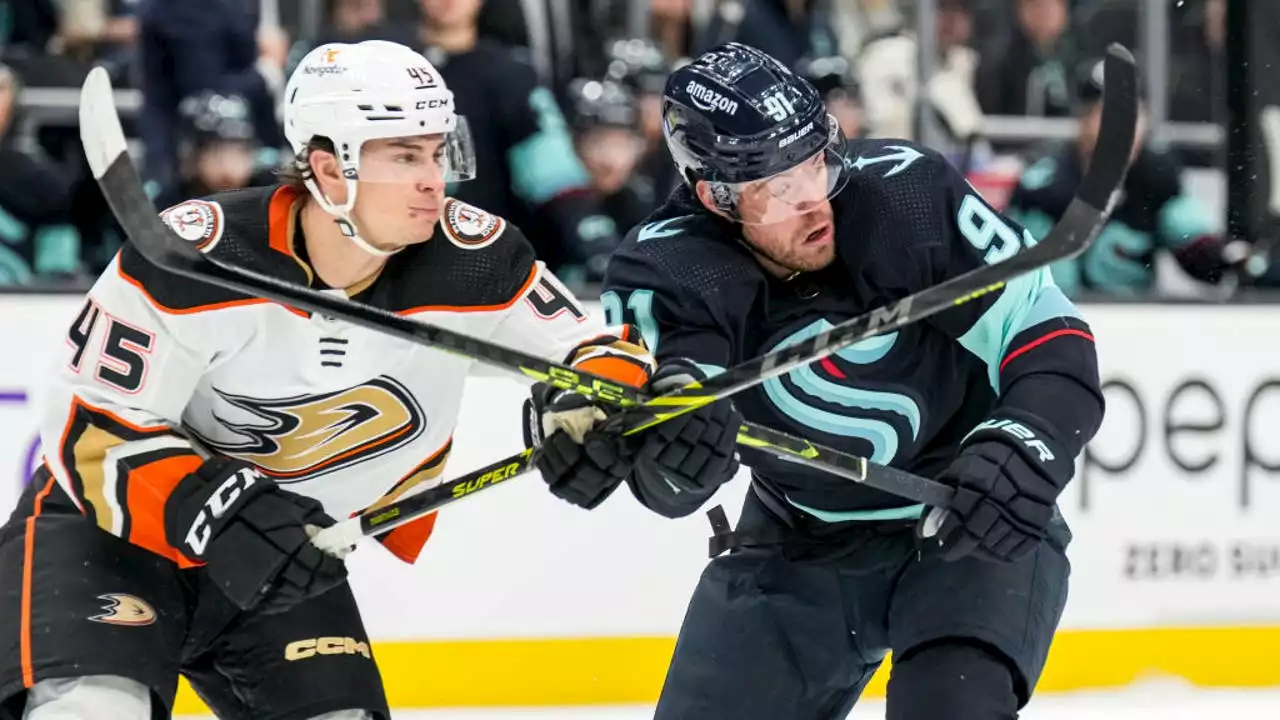 Kraken hit 90-point mark with 4-1 win over Ducks