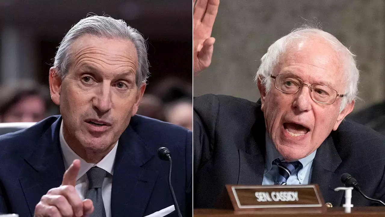 Former Starbucks CEO battles Bernie Sanders' 'billionaire moniker' in defense of American dream: 'I earned it'