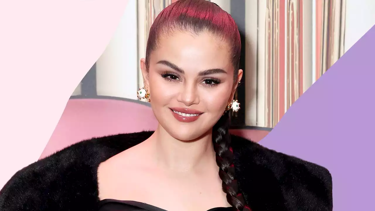 Selena Gomez’s slicked-back braid is so long it almost reaches her hips