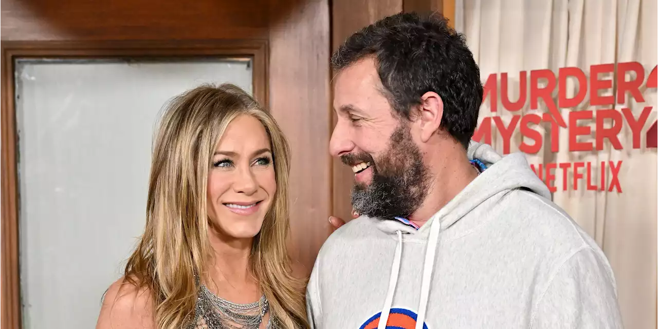 Jen Aniston and Adam Sandler Joke About Their Awkward Rom-Com Kissing Scenes