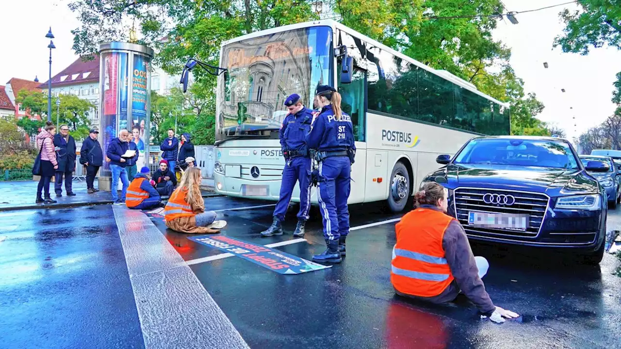 Klima-Aktivisten wollen Verkehr in Graz lahmlegen