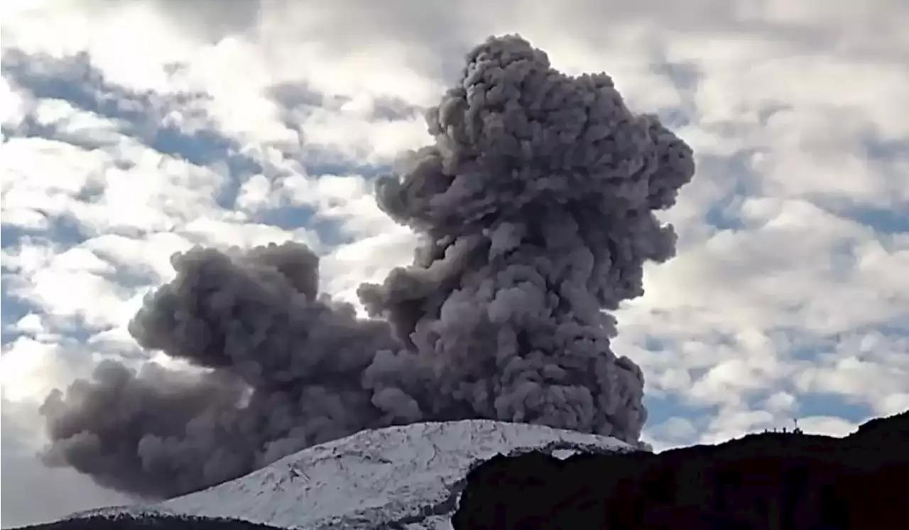 ¿Qué departamentos se verían afectados frente a una erupción del Nevado del Ruiz?