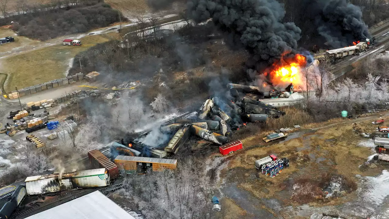 DOJ Sues Norfolk Southern Over Ohio Train Derailment