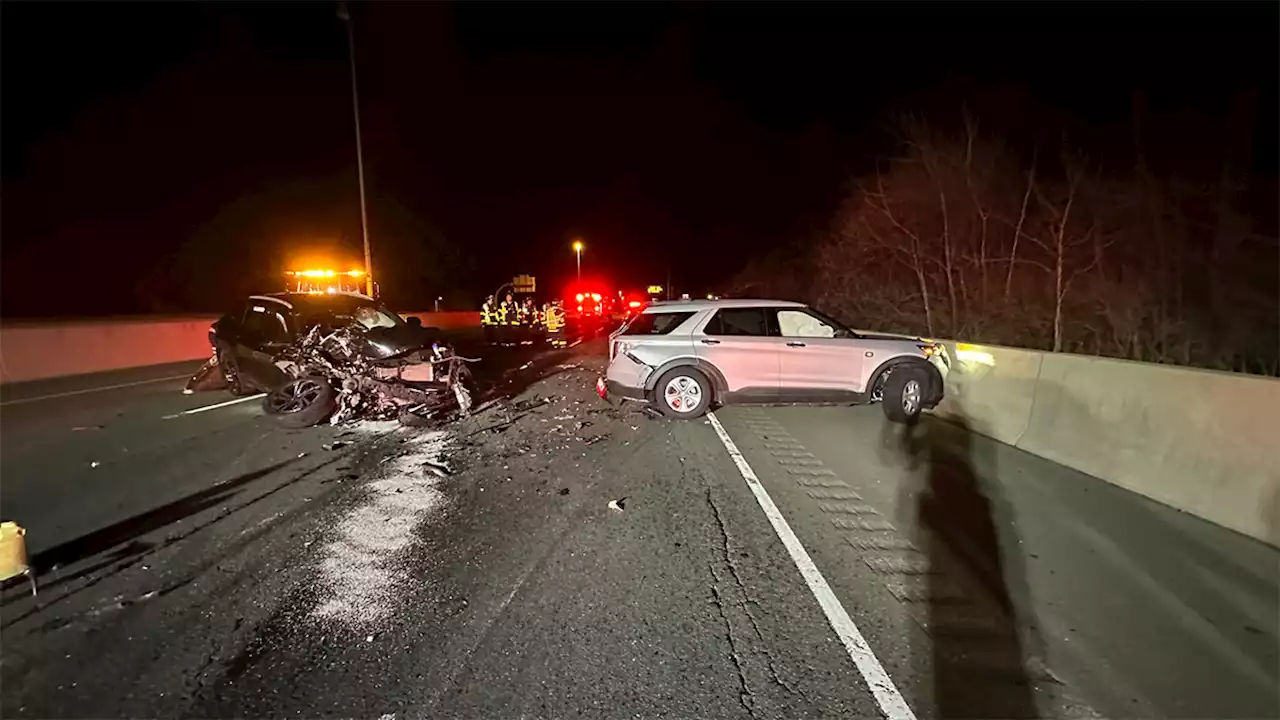 CT State Trooper Escapes Injury When Impaired Driver Hits Cruiser: PD