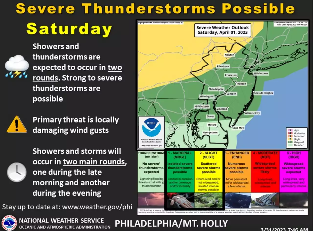 Strong thunderstorms with rain, gusty winds expected to lash state on Saturday