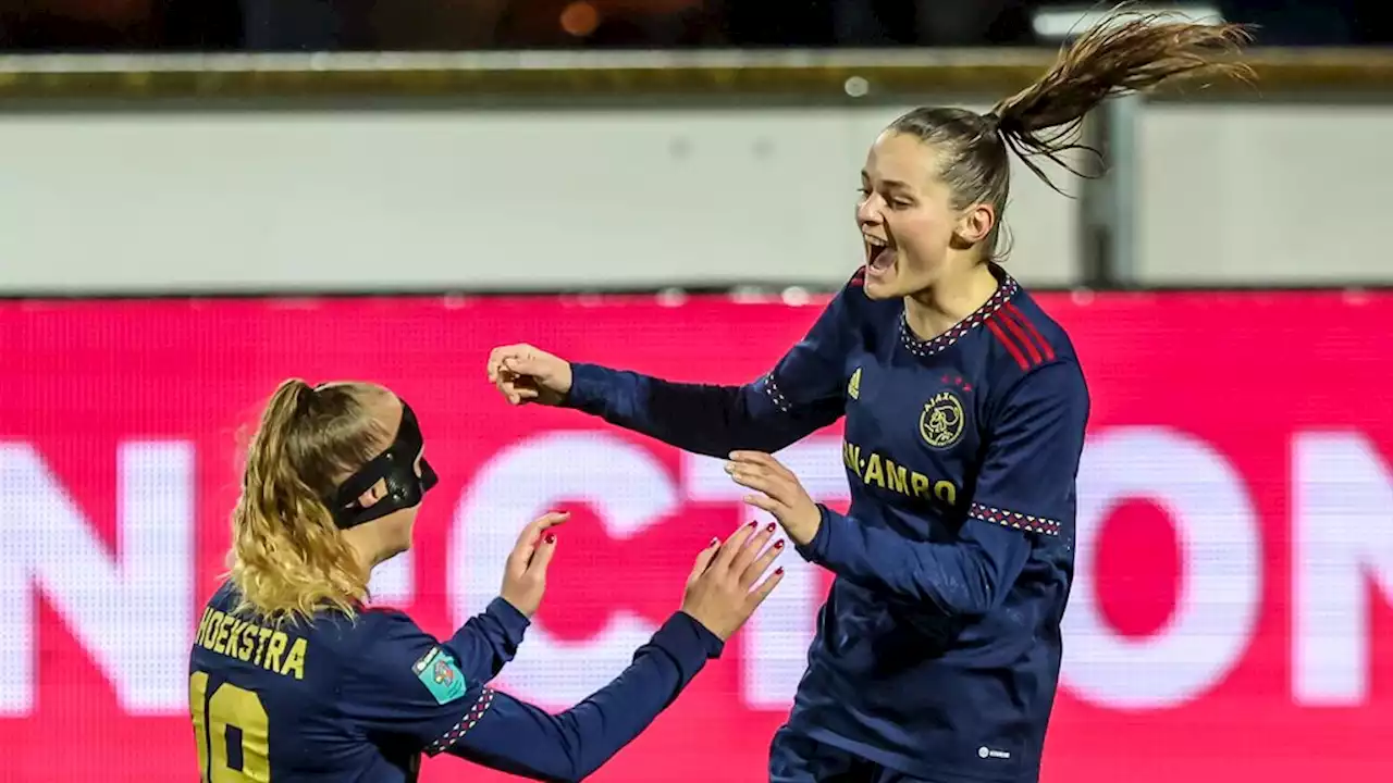 Vrouwen Ajax kennen valse start, maar winnen ruim in Abe Lenstra Stadion