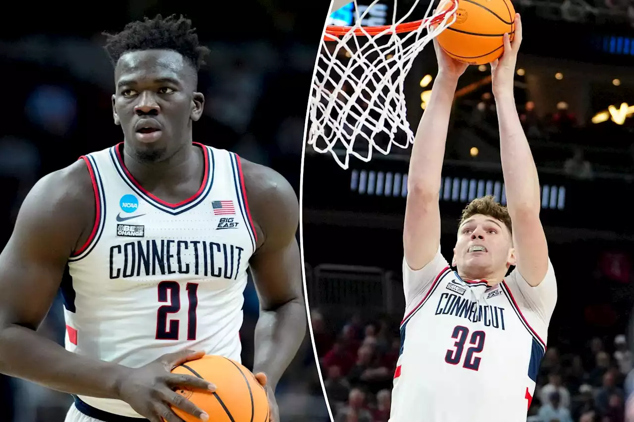 UConn’s Adama Sanogo, Donovan Clingan team up to form dynamic duo