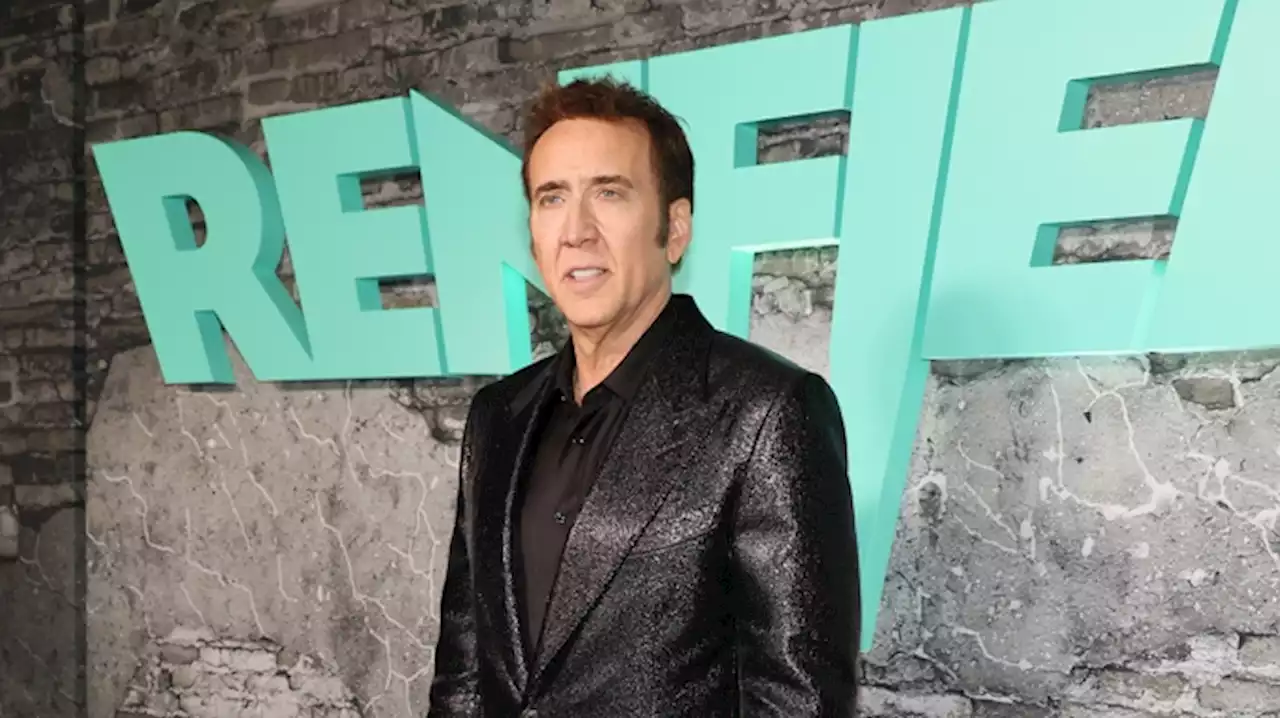 Nicolas Cage Shines in a Glittering Tom Ford Blazer at the Premiere of ‘Renfield’