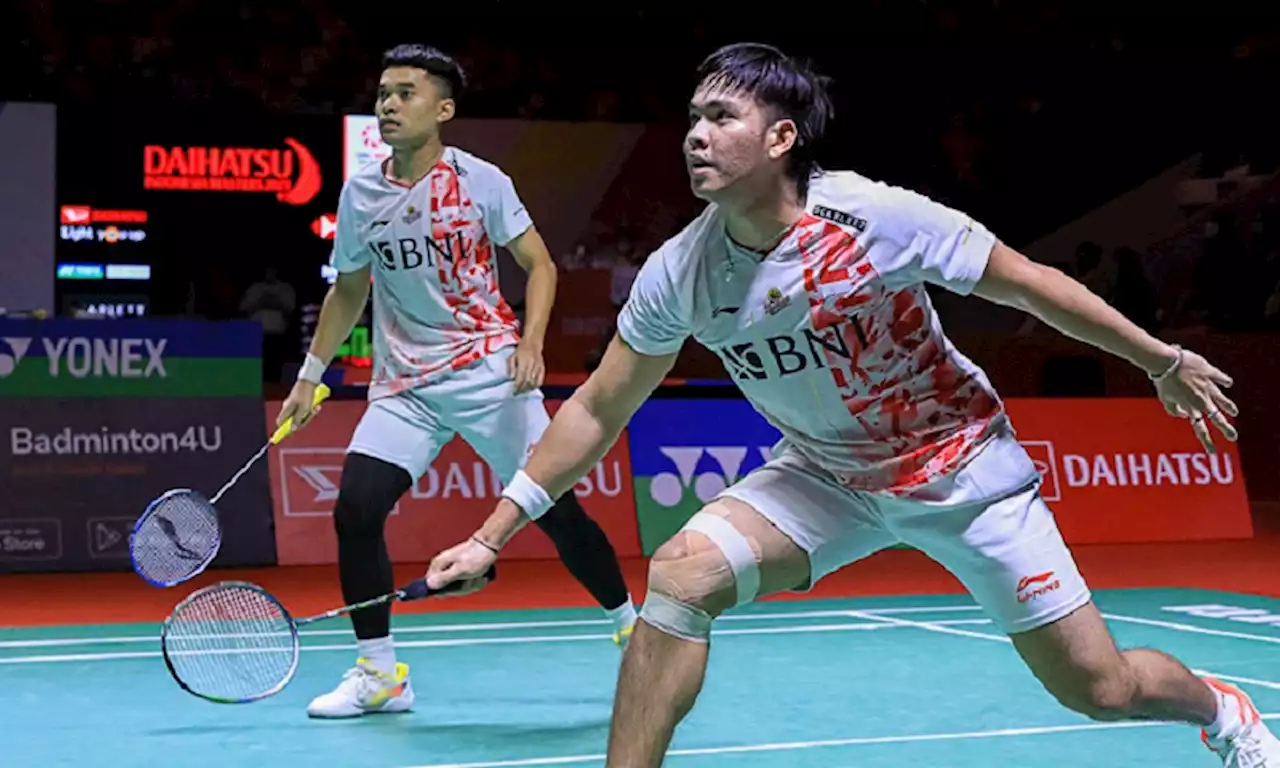 Hasil Indonesia Masters 2023: Ahsan/Hendra Dihentikan Leo/Daniel