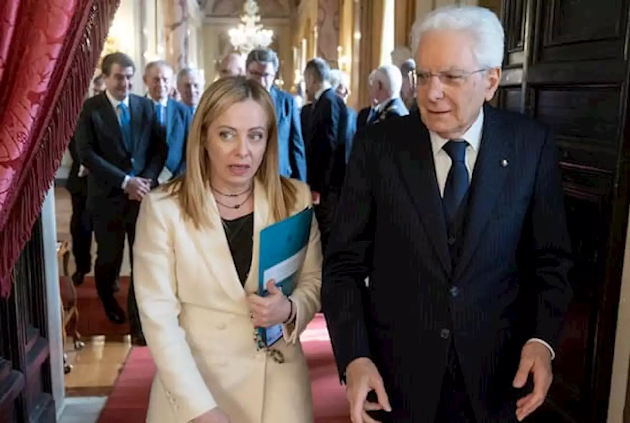 Meloni al Quirinale, 'lungo e cordiale' colloquio con Mattarella