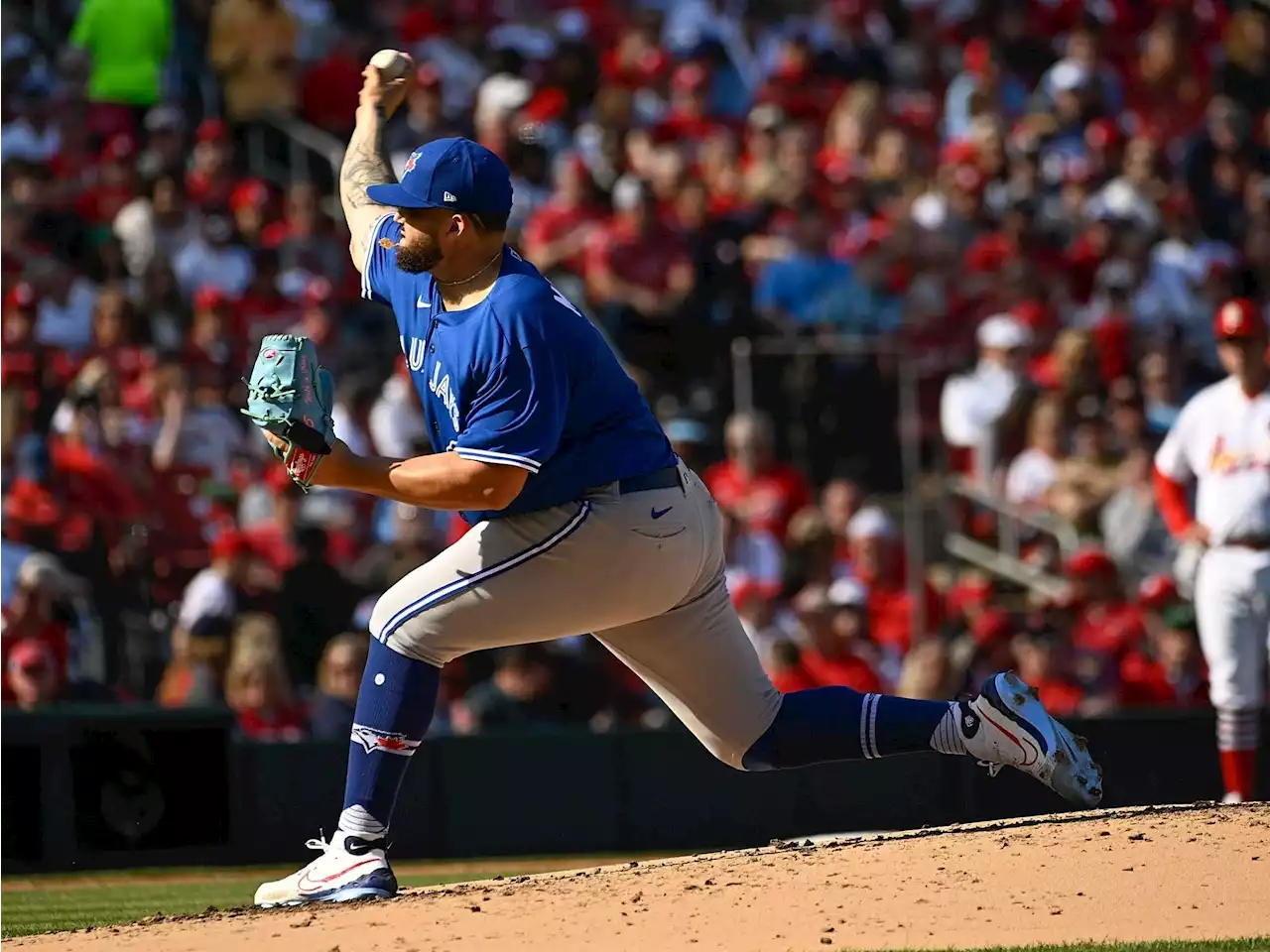 Blue Jays bats make up for Alek Manoah's miscues in sub-par opening day start