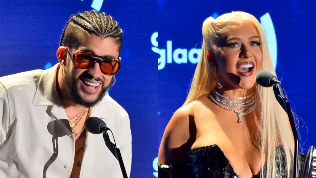 GLAAD Media Awards: Stars Denounce Attacks on LGBTQ+ Community as Bad Bunny, Christina Aguilera Accept Honors