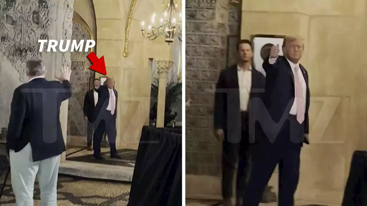 Donald Trump Dines With Melania at Mar-a-Lago After Getting Indicted