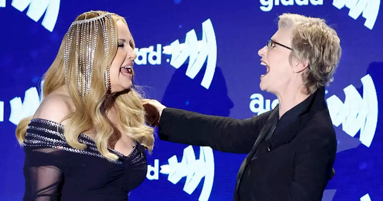 Jennifer Coolidge can't contain joy during surprise reunion with 'Best in Show' co-star Jane Lynch