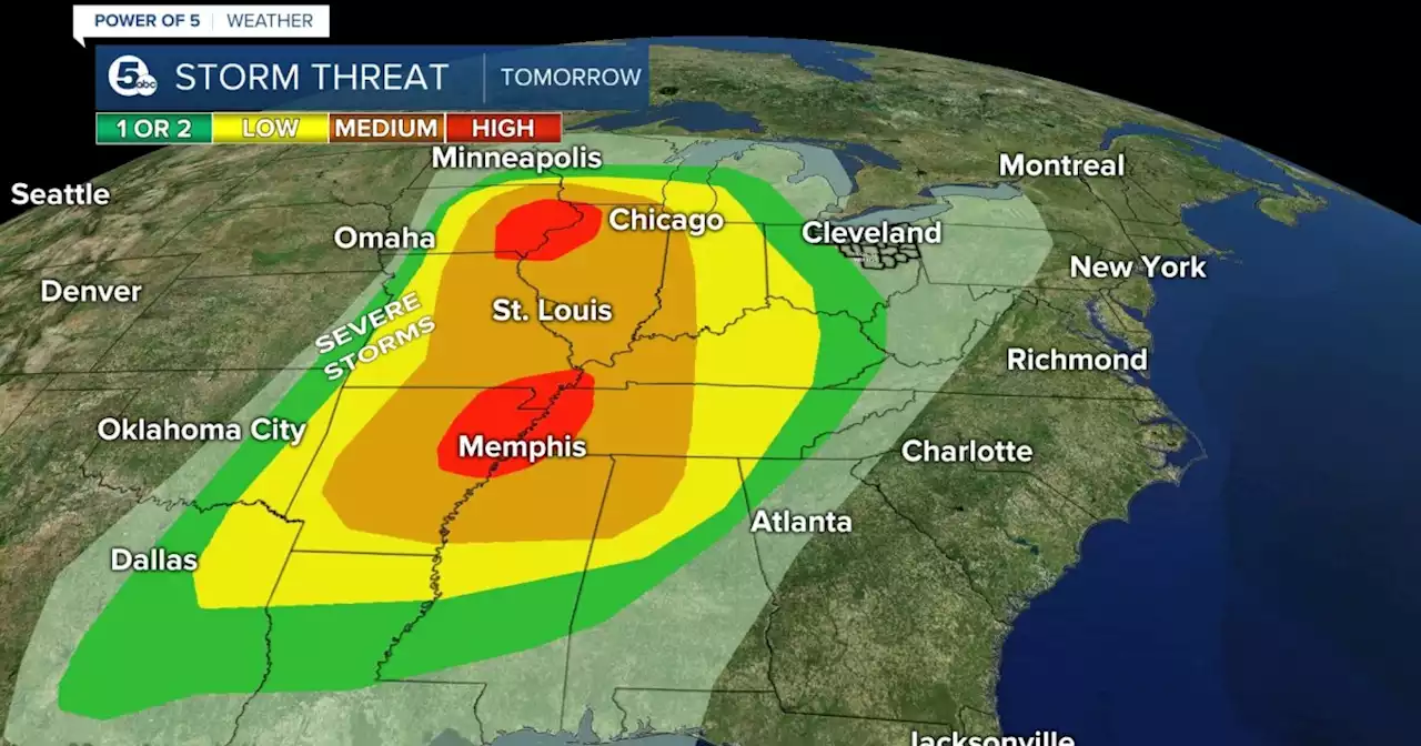 High winds expected in Northeast Ohio this Saturday