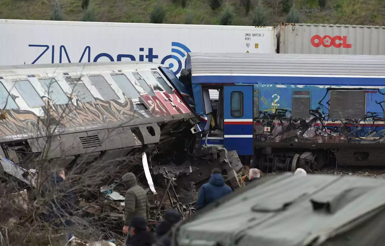 La population grecque en colère après l’accident ferroviaire de Larissa