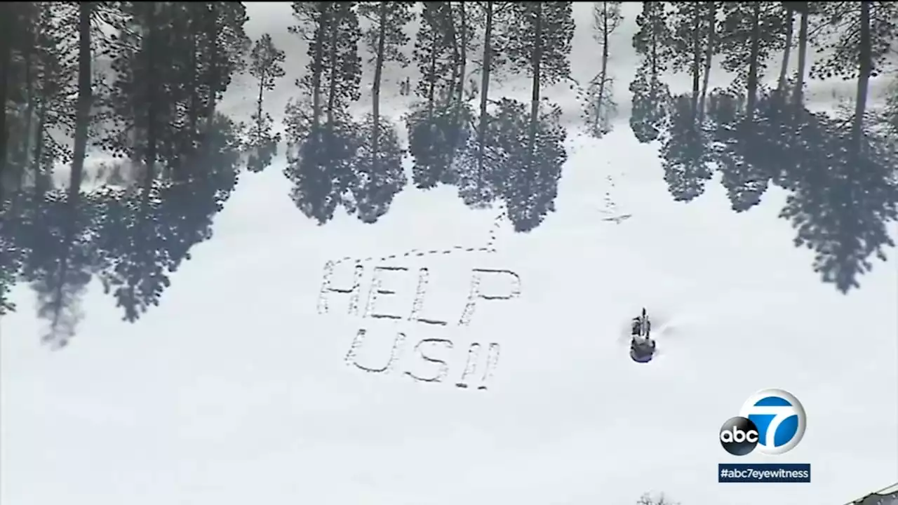 Highways into the San Bernardino Mountains are closed as residents run out of supplies, patience