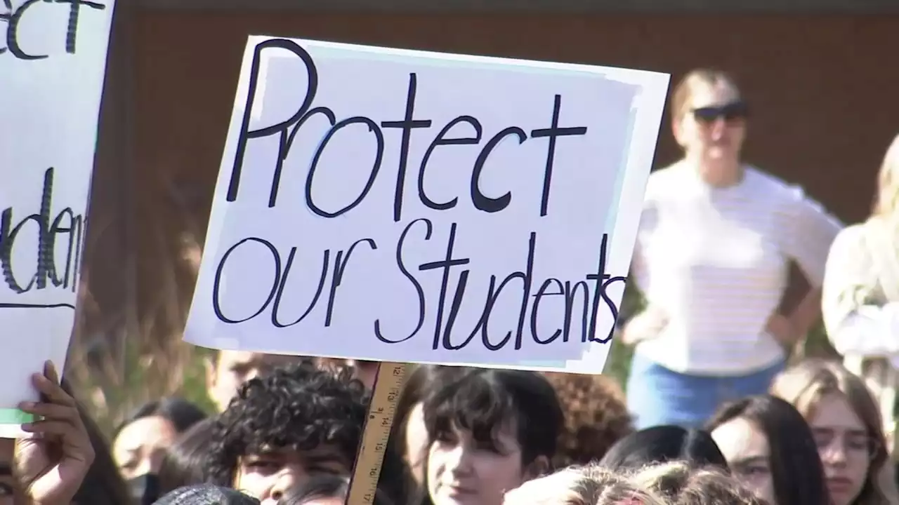 Santa Rosa students stage walkout demanding safer school conditions following fatal stabbing