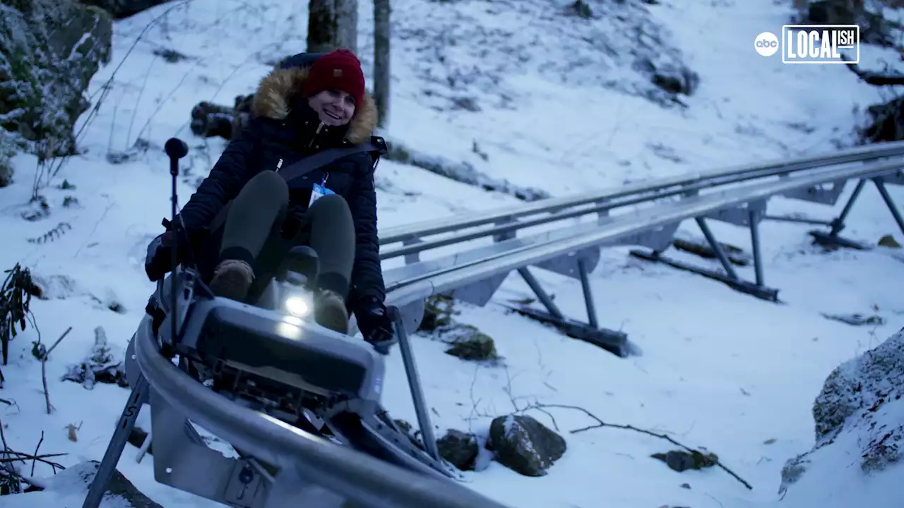 This family built an alpine coaster