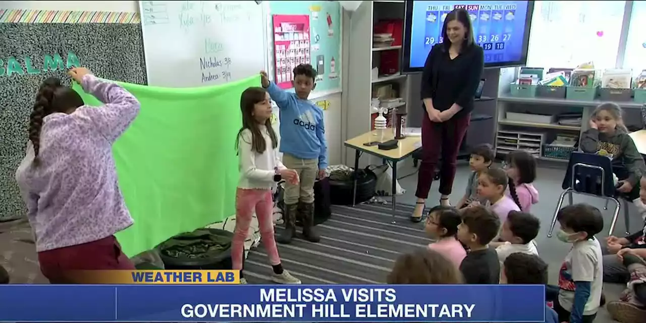 Weather Lab: Government Hill Elementary Students translate the weather forecast into Spanish