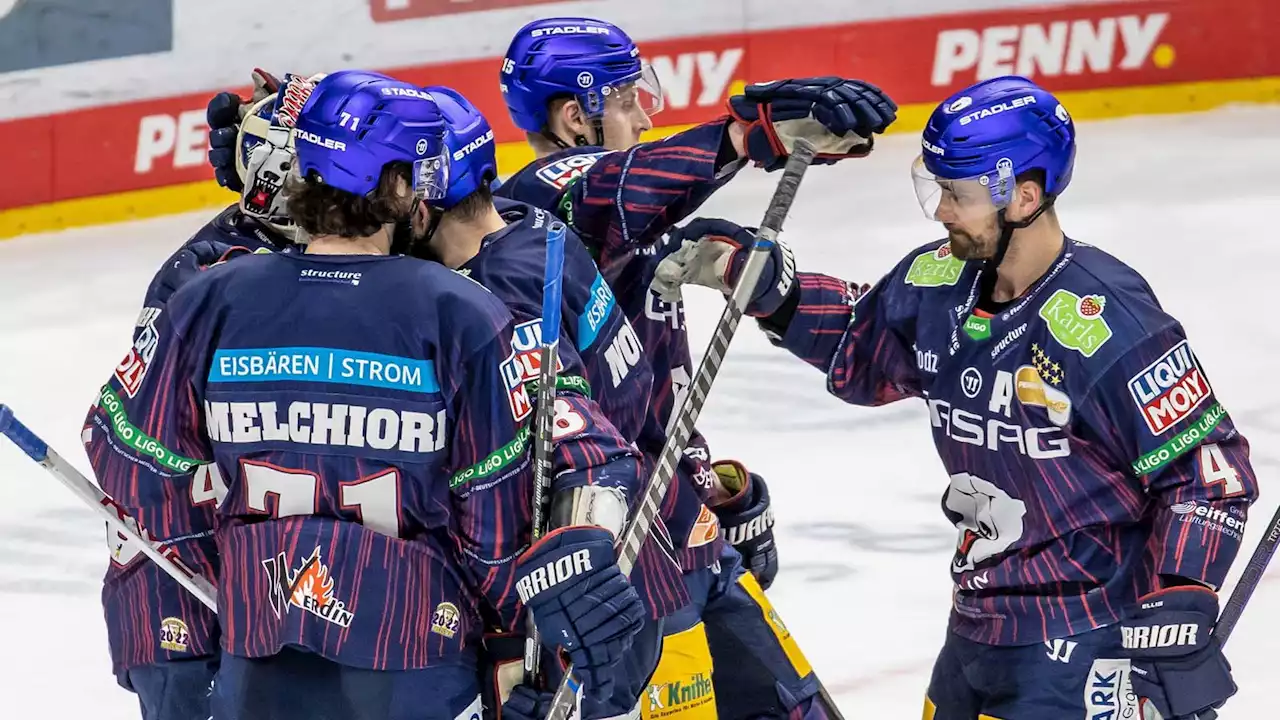 4:3 in Augsburg! Eisbären halten Playoff-Chance am Leben