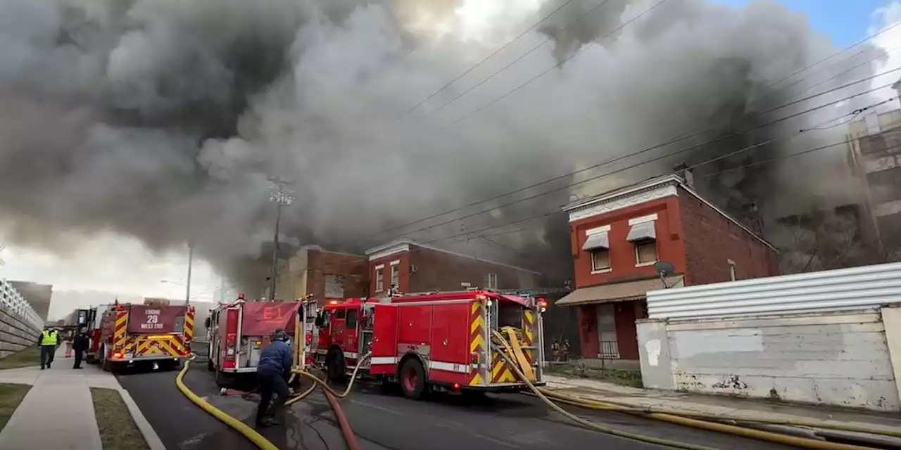 Massive fire occurs at the Crosley Building in Camp Washington