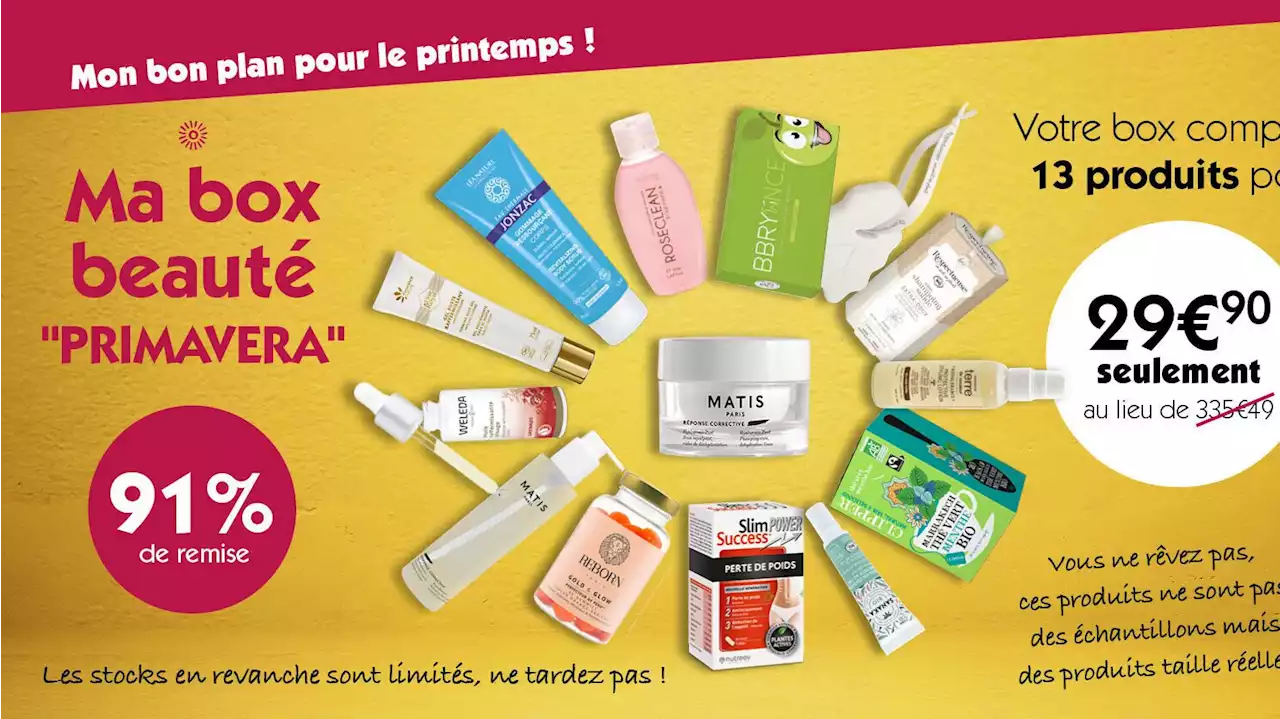 Découvrez la toute nouvelle box beauté 'Primavera'