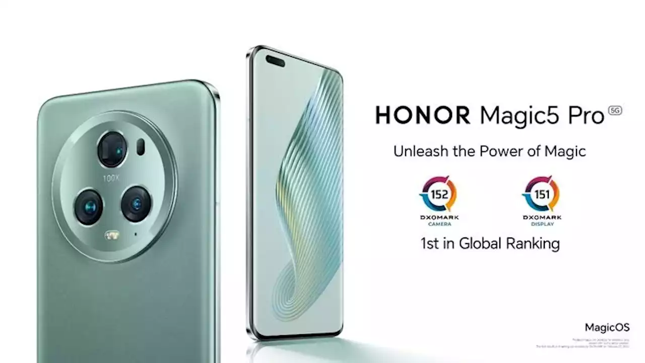 Honor Magic5 Pro ติดอันดับท็อปการจัดอันดับกล้องและการแ