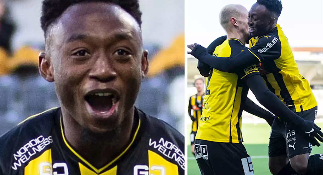 TV: Traore tvåmålsskytt mot Halmstad - Häcken kvartsfinalklart