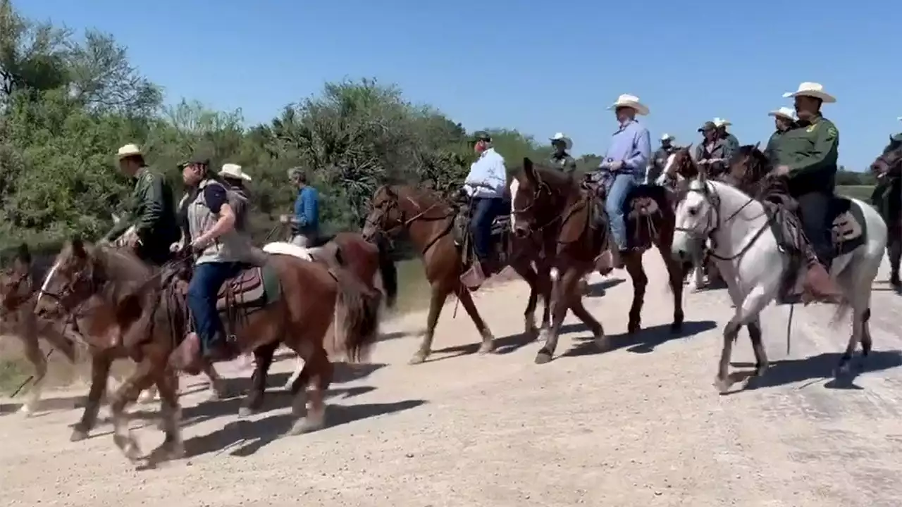 GOP senators tour southern border in Texas, say migrant crisis is a 'self-inflicted wound'