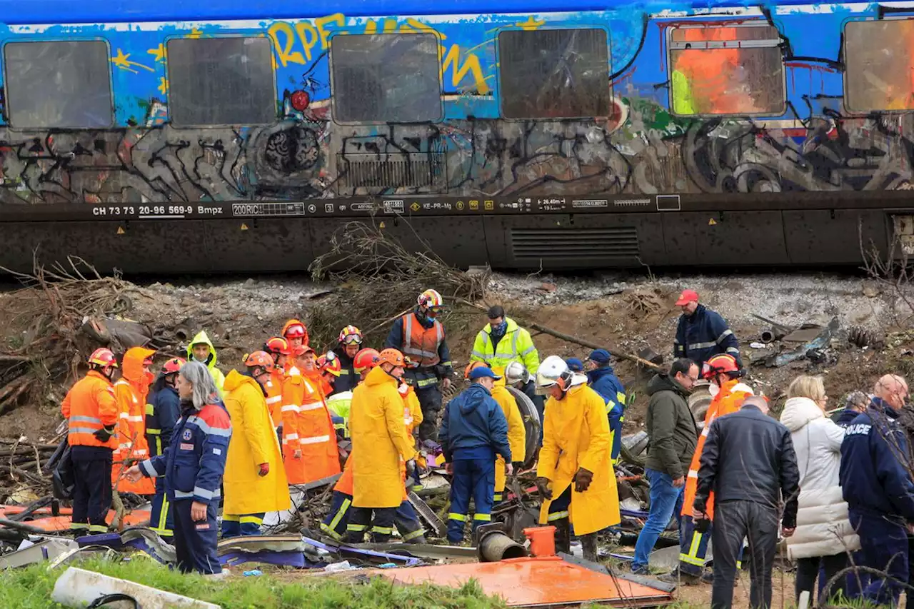 Greece to wrap up search at train crash site as grief turns to anger