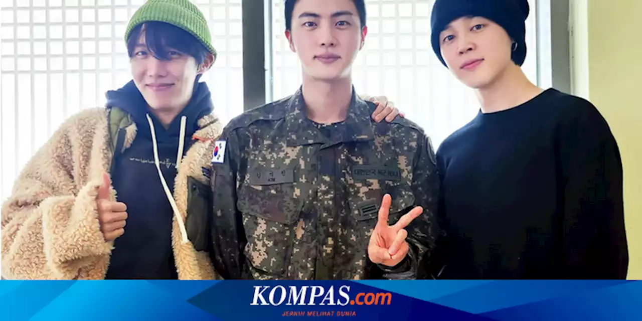 Jimin dan J-Hope Kunjungi Jin BTS di Markas Militer